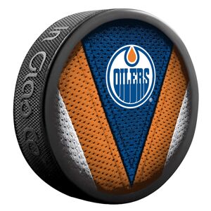 InGlasCo Fanouškovský puk NHL Stitch (1ks), Edmonton Oilers