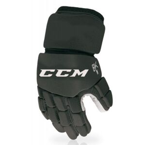 CCM Hokejbalové rukavice CCM 8K, černá, 10", XS